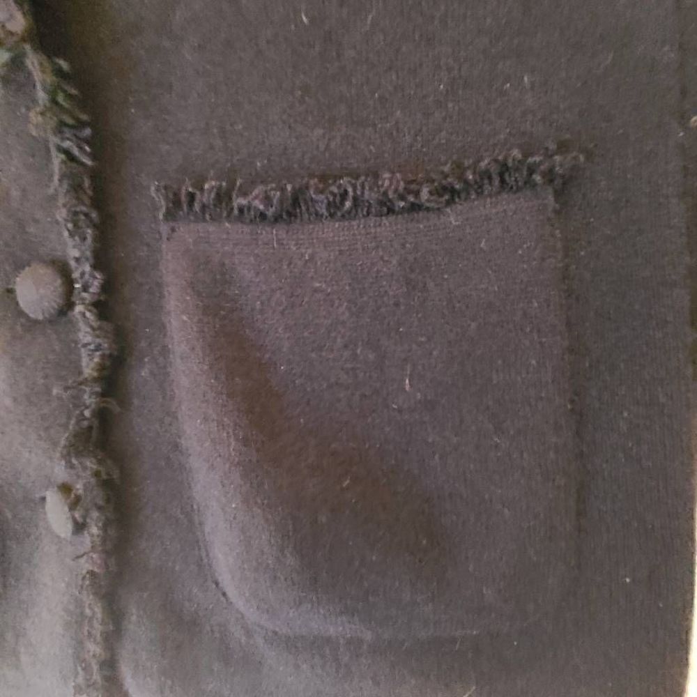 Armand Diradourian Womens Black Cashmere Sweater Jacket Small - Picture 7 of 12